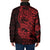 Red Couple Dolphins Maori Polynesian Style Padded Jacket - Polynesian Pride