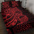 Red Couple Dolphins Maori Polynesian Style Quilt Bed Set