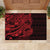 Red Couple Dolphins Maori Polynesian Style Rubber Doormat