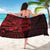 Red Couple Dolphins Maori Polynesian Style Sarong