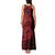 Red Couple Dolphins Maori Polynesian Style Tank Maxi Dress