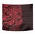 Red Couple Dolphins Maori Polynesian Style Tapestry