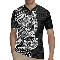 White Couple Dolphins Maori Polynesian Style Rugby Jersey