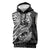 White Couple Dolphins Maori Polynesian Style Sleeveless Hoodie - Polynesian Pride