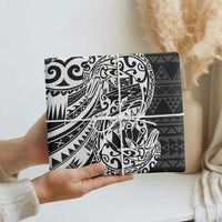 White Couple Dolphins Maori Polynesian Style Wrapping Paper - Polynesian Pride