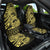 Yellow Couple Dolphins Maori Polynesian Style Car Seat Cover