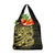 Yellow Couple Dolphins Maori Polynesian Style Grocery Bag