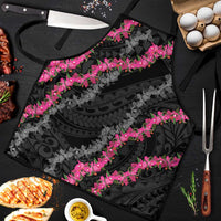 Guam Bougainvillea Lei Apron Chamorro Tribal Pattern - Polynesian Pride