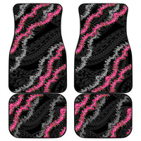 Guam Bougainvillea Lei Car Mats Chamorro Tribal Pattern
