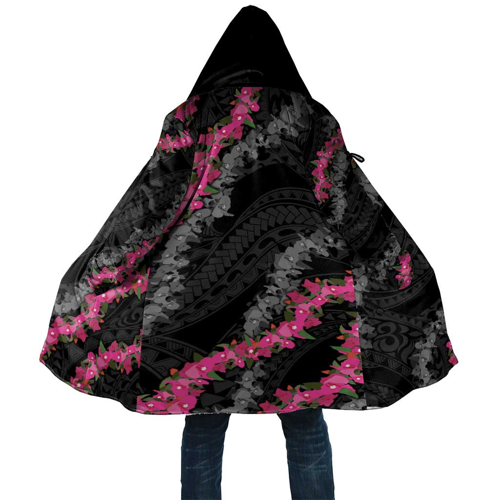 Guam Bougainvillea Lei Cloak Chamorro Tribal Pattern - Polynesian Pride