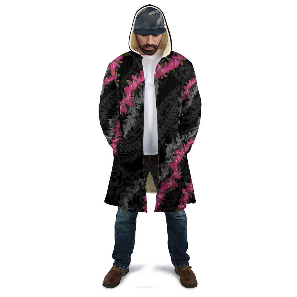 Guam Bougainvillea Lei Cloak Chamorro Tribal Pattern - Polynesian Pride