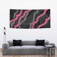Guam Bougainvillea Lei Tapestry Chamorro Tribal Pattern