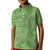 Hawaii Molokai Island Kukui Nut Flowers Kid Polo Shirt Tribal Kakau Pattern