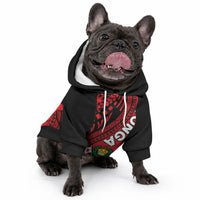 Polynesian Tonga Pet Hoodie Tribal Pattern Unique Version LT9 - Polynesian Pride