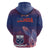 Custom Samoa 1962 Independence Day Custom Hoodie Manuia le Aso Tuto'atasi Ula Nifo Blue Art