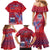 Custom Samoa 1962 Independence Day Custom Family Matching Mermaid Dress and Hawaiian Shirt Manuia le Aso Tuto'atasi Ula Nifo Red Art