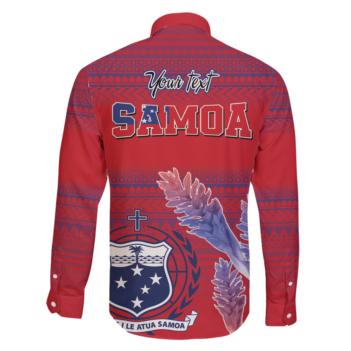 Custom Samoa 1962 Independence Day Custom Family Matching Short Sleeve Bodycon Dress and Hawaiian Shirt Manuia le Aso Tuto'atasi Ula Nifo Red Art LT9 - Polynesian Pride