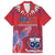 Custom Samoa 1962 Independence Day Custom Family Matching Tank Maxi Dress and Hawaiian Shirt Manuia le Aso Tuto'atasi Ula Nifo Red Art