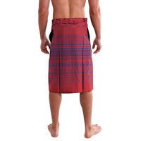 Custom Samoa 1962 Independence Day Custom Lavalava Manuia le Aso Tuto'atasi Ula Nifo Red Art