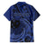 Custom Samoa 62nd Manuia le Aso Tuto'atasi Family Matching Tank Maxi Dress and Hawaiian Shirt Samoan Tatau Blue Art