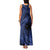 Custom Samoa 62nd Manuia le Aso Tuto'atasi Family Matching Tank Maxi Dress and Hawaiian Shirt Samoan Tatau Blue Art