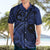 Custom Samoa 62nd Manuia le Aso Tuto'atasi Hawaiian Shirt Samoan Tatau Blue Art