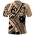 Custom Samoa Manuia le 62 Tausaga O le Tuto’atasi Polo Shirt Samoan Tatau Beige Art