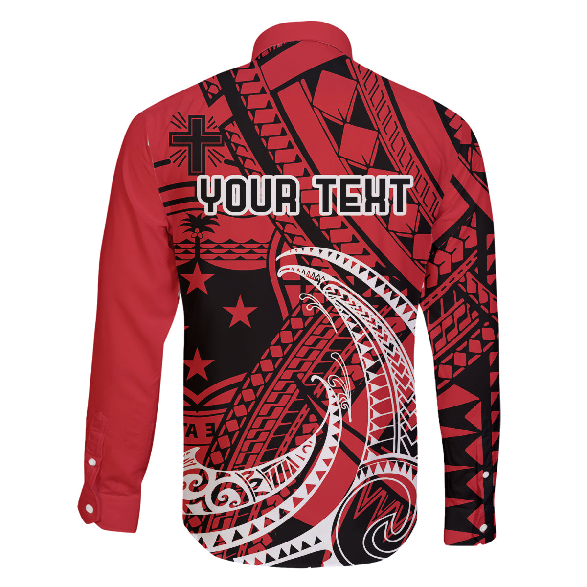 Custom Samoa Manuia le 62 Tausaga O le Tuto’atasi Family Matching Tank Maxi Dress and Hawaiian Shirt Samoan Tatau Red Art