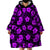 Polynesian Pride Hawaii Style With Hibiscus Wearable Blanket Hoodie Purple LT9 - Polynesian Pride