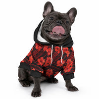 Polynesian Pride Hawaii Style With Hibiscus Pet Hoodie Red LT9 - Polynesian Pride