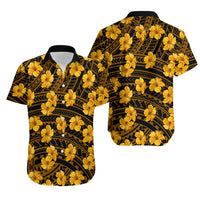 Polynesian Pride Hawaii Style With Hibiscus Hawaiian Shirt Yellow LT9 - Polynesian Pride