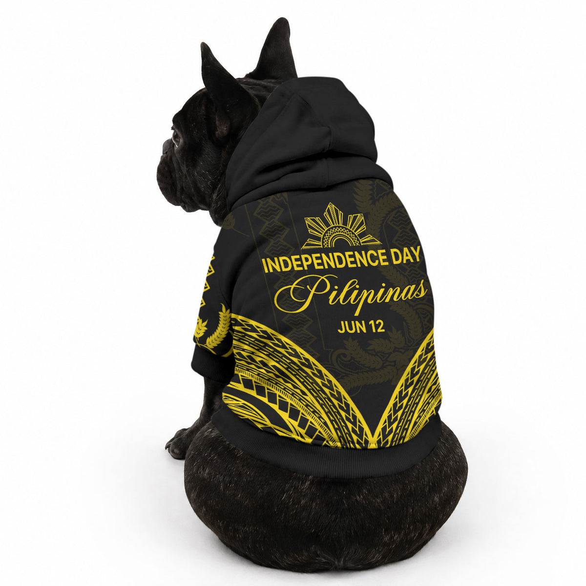 Philippines Independence Day Pet Hoodie Pechera With Side Barong Patterns LT9 - Polynesian Pride