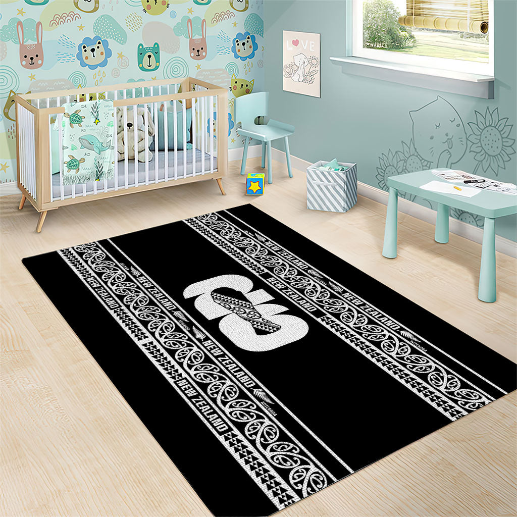 New Zealand Football White Fern Supporter Area Rug