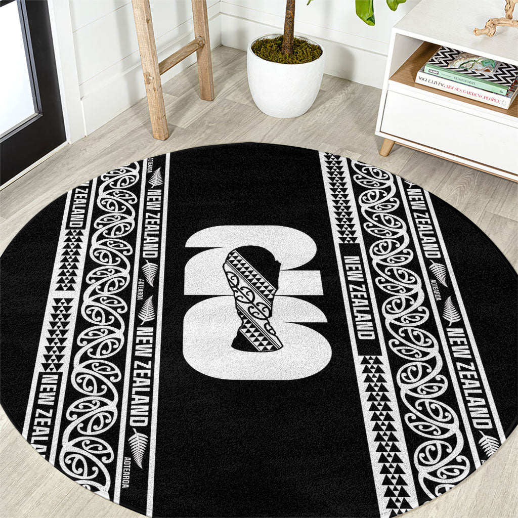New Zealand Football White Fern Supporter Round Carpet