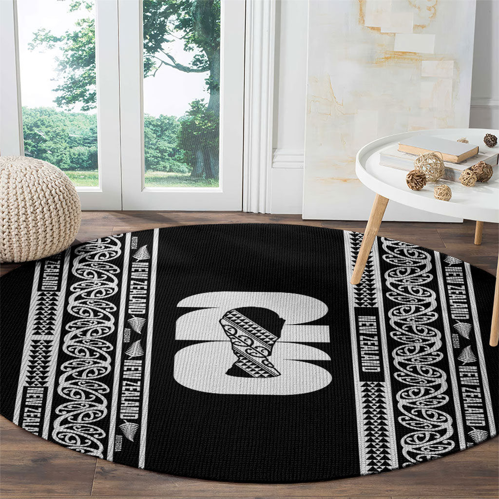 New Zealand Football White Fern Supporter Round Carpet