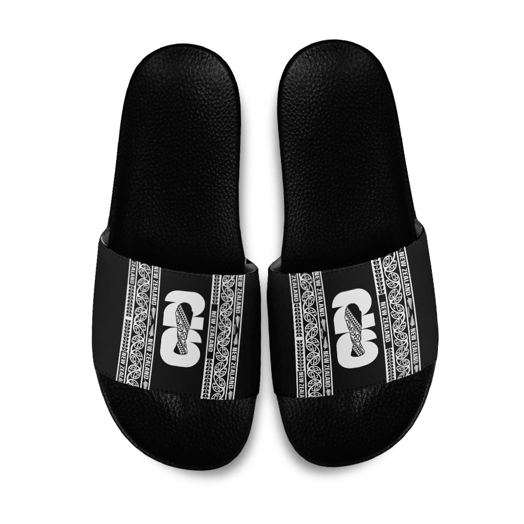 New Zealand Football White Fern Supporter Slide Sandals
