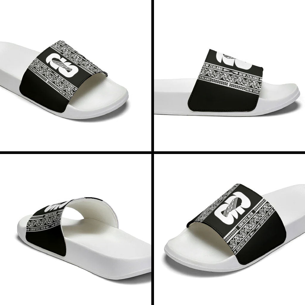 New Zealand Football White Fern Supporter Slide Sandals