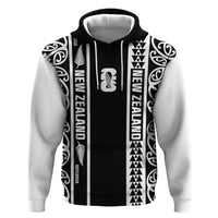 Custom New Zealand Football White Fern Supporter Zip Hoodie