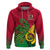 Vanuatu Islands Hoodie Polynesian Tattoo and Sea Turtle LT9 Green - Polynesian Pride