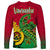 Vanuatu Islands Long Sleeve Shirt Polynesian Tattoo and Sea Turtle LT9 - Polynesian Pride