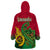 Vanuatu Islands Wearable Blanket Hoodie Polynesian Tattoo and Sea Turtle LT9 - Polynesian Pride