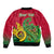 Personalised Vanuatu Islands Bomber Jacket Polynesian Tattoo and Sea Turtle LT9 - Polynesian Pride