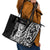 671 Guam Personalised Leather Tote Bag Latte Stone Tribal