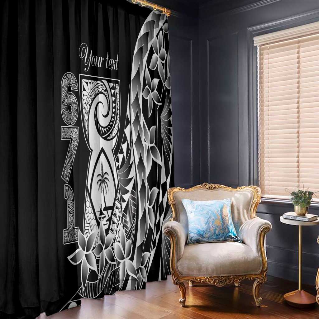 671 Guam Personalised Window Curtain Latte Stone Tribal