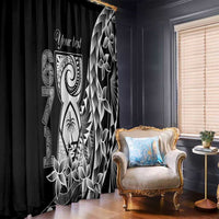 671 Guam Personalised Window Curtain Latte Stone Tribal