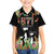 671 Guam Personalised Family Matching Puletasi and Hawaiian Shirt Latte Stone and Tropical Flowers