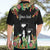 671 Guam Personalised Hawaiian Shirt Latte Stone and Tropical Flowers