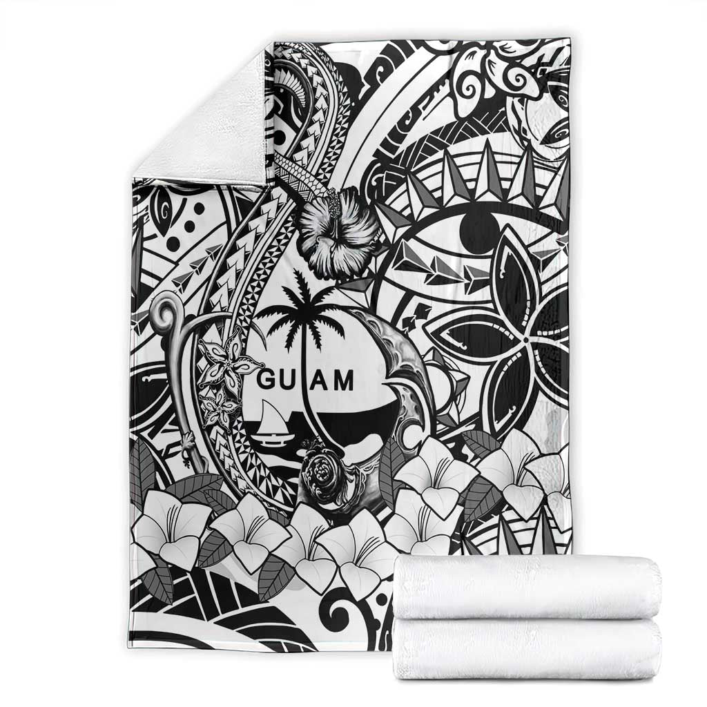 Guam Hafa Adai Guasali Flowers Blanket