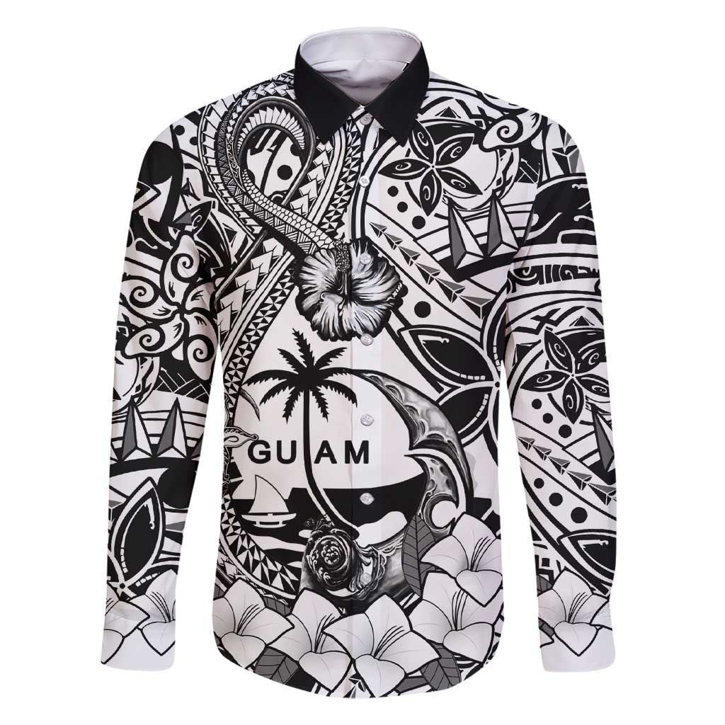 Guam Hafa Adai Guasali Flowers Family Matching Short Sleeve Bodycon Dress and Hawaiian Shirt