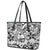 Guam Hafa Adai Guasali Flowers Leather Tote Bag